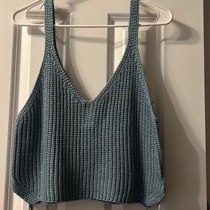 Boutique crochet tank top.